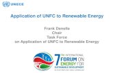 Application of UNFC to Renewable Energy › fileadmin › DAM › energy › se › pp › ... · application of UNFC to Renewable Energy Resources • Task Force developed Generic
