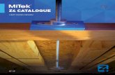 Z4 CATALOGUE - MiTek€¦ · The MiTek Z4 CNX-Series Cinch Nut is a shrinkage compensating take-up device that keeps connections of Tie-Down runs tight to the floor framing members