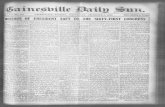 Gainesville Daily Sun. (Gainesville, Florida) 1909-12-08 [p ].ufdcimages.uflib.ufl.edu/UF/00/02/82/98/01320/00506.pdf · GAINESVILLE WEDNESDAY DECEMBERs OF TO THE FLORIDA uxpeiuUturuRUiu-sulMcloncy