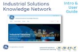 Industrial Solutions Knowledge Network User Guideapps.geindustrial.com/publibrary/checkout/KN-UG?TNR...Industrial Solutions Knowledge Network User Guide 1/11/2016 That’s it to register