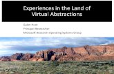 Experiences in the Land of Virtual Abstractionsvee2014.cs.technion.ac.il/docs/VEE14-present601.pdf · Linux x86 & x64 Compatibility • Existing library OS implementations: 11 •