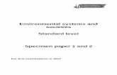 Environmental systems and societies Standard level ...ibenviross.weebly.com/uploads/7/1/1/1/71112487/occ_d_7_ecoso_sp… · societies Standard level Specimen paper 1 and 2 For first