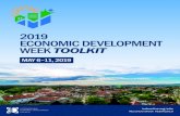 ECONOMIC DEVELOPMENT 2019 WEEK ECONOMIC DEVELOPMENT …€¦ · 2 2019 Economic Development Week Toolkit ... advance career development opportunities, and improve the quality of life