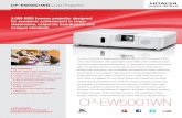 5,000 ANSI lumens projector designed for academic ...sslcd.s3.amazonaws.com › product › CP-EW5001WN › CP-EW5001W… · CP-EW5001WN LCD Projector Key Features WXGA 1280 x 800