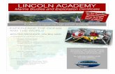 Marine Studies Flyer - Lincoln Academy › wp-content › uploads › ... · Seamanship ROV Operation, Design and Management Vessel Masters Ticket (US Coast Guard Certification) Engineering