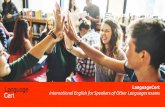 LanguageCert International English for Speakers of Other ...Language Qualifications PeopleCert Qualifications Ltd LanguageCert In May 2015, LanguageCert acquired all assets and IP