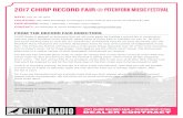 2017 CHIRP RECORD FAIR PITCHFORK MUSIC FESTIVAL...Media, PITCHFORK music festival, At Pluto Ltd., BIG STIK, LLC, The Chicago Park District, and all agents and employees from any liability,