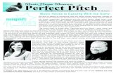Music House Museum Perfect Pitch€¦ · Music House Museum Perfect Pitch Music House is Dancing With the Stars! This newsletter comes to you earlier than usual (although I hope we