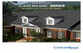 Landmark Shingles - Summary Brochure...Moire Black Add a little accent to your roof. CertainTeed offers Mountain Ridge, an accessory product used for capping hips and ridges. It is