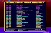 family funday Event Timetable › documents › OP Family Funday...10:00 - 16:00 Glitter Tattoos & Hair Wraps Kids Tent 10:00 - 16:00 Art & Crafts Kids Tent 10:00 - 16:00 Fun Fair
