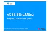 ACSE BEng/MEng - University of Sheffield/file/Y2toY3BEng-… · ACSE BEng/MEng Preparing to move into year 3 George Panoutsos, Director of Learning and Teaching, April 2017. This