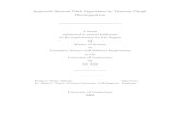 Improved Shortest Path Algorithms by Dynamic Graph ... · shortest path (SSSP) problem in nearly acyclic directed graphs, and algo-rithms based on these approaches. In the rst approach,