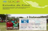 Estudio de Caso - Sustainable Development Goals …...Construcción de la paz para desplazados en Chiapas, México! ODS abordados Másinfo: + Estudio de caso extraído del programa