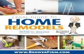 About The Author Remodeling Intro Contractors & Permits ...€¦ · homeowners who want to remodel. The primary protections are set out in California Business & Professions Code §