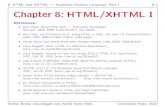 8. HTML and XHTML â€” Hypertext Markup users. brass/ 8. HTML and XHTML â€” Hypertext Markup Language,