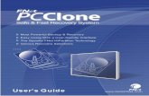 PCClone 英文版 - FNet Corporation...Only put the PCClone CD into CD-ROM drive, after boot, PC users can backup & restore simply with a user-friendly interface and step-by-step wizard.