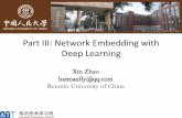 Part III: Network Embedding with Deep Learning...Bipartite Network Embedding – Extend previous work LINE (Tang et al. WWW’2015)on large-scale information network embedding –