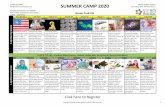 info@steamworksstudio.com SUMMER CAMP 2020 STEAM … · SUMMER CAMP 2020 STEAM WORKS STUDIO 135 Village Blvd, PRINCETON, NJ June 29‐July 3July 6‐10 July 13‐17 July 20‐24 July