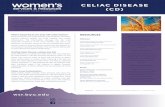 CELIAC DISEASE (CD) · Resource Guide by Shelley Case Real Life with Celiac Disease: Troubleshooting and Thriving Gluten-Free ... Celiac Disease (CD) is an autoimmune disorder that