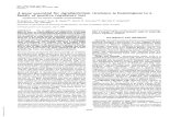 A Agrobacterium to a - PNASProc. Nati. Acad. Sci. USA Vol. 83, pp. 8278-8282, November1986 Genetics Ageneessential forAgrobacteriumvirulence is homologousto a familyofpositive regulatoryloci