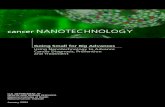 Going Small for Big Advances - Using Nanotechnology to ... · 2 cancer Nanotechnology 3 The advent of nanotechnology in cancer research couldn’t have come at a more opportune time.