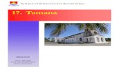 17. Tamana - Climate Change | Republic of Kiribaticlimate.gov.ki/wp-content/uploads/2013/01/17_TAMANA... · 2016-06-14 · Tamana has a combined land area of 4.73 square kilometers