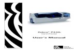 User’s Manual - Zebra Technologies › content › dam › zebra › manuals › printers › ... · 2020-06-13 · iv P430i User’s Manual 980470-001 Rev. A Foreword P430i Printer