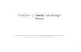 Chapter 3: Interaction Design Basics - University of Arizonaece596c/lysecky/uploads/Main/Lec5.pdf · Chapter 3: Interaction Design Basics Designing for Interaction: Creating Innovative