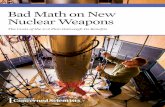 UCS BAD MATH NUCLEAR WEAPONS - ucsusa.org › sites › default › files › attach › ... · Cover photo; p. vi: Randy Montoya/Sandia Labs/ Creative Commons (Flickr) At Sandia