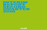 Interim Report second Quarter 2016€¦ · Tele2 – Interim Report January–June 2016 1 (29) Key Financial Data Q2 H1 SEK million 2016 2015 % 2016 2015 % Net sales 6,668 6,611 1