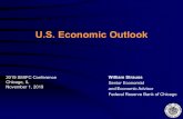 U.S. Economic Outlook€¦ · U.S. Economic Outlook William Strauss Senior Economist and Economic Advisor Federal Reserve Bank of Chicago 2019 SMIFC Conference Chicago, IL. November