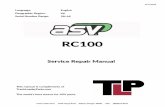 ASV RC100 Posi-Track Loader Service Repair Manual · 2018-03-16 · 8/17/2016 Service Repair Manual RC100 SN All English All Language: Geographic Region: Serial Number Range: This