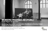 MOBERG PHARMA AB (PUBL)mobergpharma.com/sites/default/files/moberg_pharma_q2_tc_prese… · MOBERG PHARMA AB (PUBL) Interim Report Jan-Jun 2015 Combining Commercial and Innovation