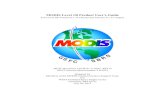 MODIS Level 1B Product User's Guide · MODIS Adaptive Processing System (MODAPS). The Level 1A code organizes a 2-hour Level 0 dataset into a set of granules, each containing approximately