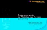 Developments in Mainframe Access WHITE › documents › White_Paper_PureWebAccess.pdf · On-the-job training Future user-motivated development 100%. Developments in Mainframe Access