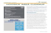 COMMUNITY UPDATE HOOSICK AREA CLEANUP€¦ · and thorough cleanup of PFAS contamination and keeping the community informed of our actions. DEC is dedicated to ensuring that all area