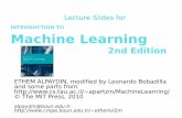 INTRODUCTION TO Machine Learningusers.cis.fiu.edu/~jabobadi/CAP5610/slides2.pdfLearning a Class from Examples Class C of a “family car” Prediction: Is car x a family car? Knowledge