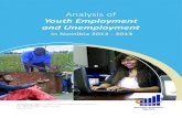 Youth Employment and Unemployment › cms › assets › ...Analysis of Youth Employment and Unemployment in Namibia 2012 - 2013. Namibia Statistics Agency. ... in 2012, while under-education