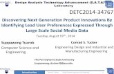 Discovering Next Generation Product Innovations By Identifying … · 2018-02-07 · Discovering Next Generation Product Innovations By Identifying Lead User Preferences Expressed