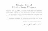 Print - State Bird Coloring Pages...Coloring Pages We hope you will enjoy these free state bird coloring pages, courtesy of . You are welcome to make copies for the children in your