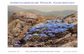 International Rock Gardener · 2017-03-20 · ---International Rock Gardener--- of January 2011 . We begin 2011 with a focus on some classic plants of the European Alps. These flowers
