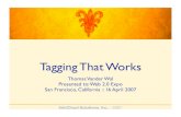 Tagging that works - Amazon S3s3.amazonaws.com/.../Tagging_that_works_final.pdf · InfoCloud Solutions, Inc. - 2007 Folksonomy is the result of personal free tagging of pages and