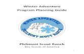 Winter Adventure Program Planning Guide › ...5 Planning Your Winter Adventure We try to make planning a Winter Adventure trek as simple as possible. We hope that you can use this