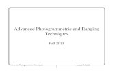 Advanced Photogrammetric and Ranging Techniques › dprg › system › ...Advanced Photogrammetric and Ranging Techniques Fall 2013. ... – Radio Detection and Ranging (RADAR): Basic