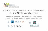 ePlace:’Electrostacs’Based’Placement Using’Nesterov’s’Method’cseweb.ucsd.edu/~jlu/papers/eplace-dac14/slides.pdf · ePlace:’Electrostacs’Based’Placement Using’Nesterov’s’Method’