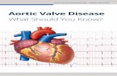 Aortic Valve Disease · The key risk factors for aortic valve disease are: • Heart disease. Other forms of heart disease including ... diseased aortic valve and insert a new valve