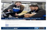 NZ Cert in Exercise L5 - eit.ac.nz · sjackson@eit.ac.nz.. FACILITIES Hawke’s Bay Campus Lectures may be held at the EIT Campus in Taradale, in the Pettigrew.Green Arena or the