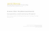 Case for Endorsement - Artibus · 2020-01-28 · Case for Endorsement – Carpentry and Joinery CPC Release 5.0 Page 5 of 99 B. Description of work and request for approval This section