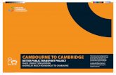 CAMBOURNE TO CAMBRIDGE...PHASE 2 PUBLIC CONSULTATION – 04 Option 1 – Off-road segregated route A new public transport route adjacent to the A428 and St Neots Road. The route would