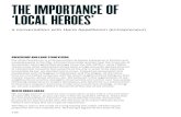 THE IMPORTANCE OF ‘LOCAL HEROES’ · 27/05/2014  · THE IMPORTANCE OF ‘LOCAL HEROES’ a conversation with Hans Appelboom (entrepreneur) 159. 160 improvement, we now see the